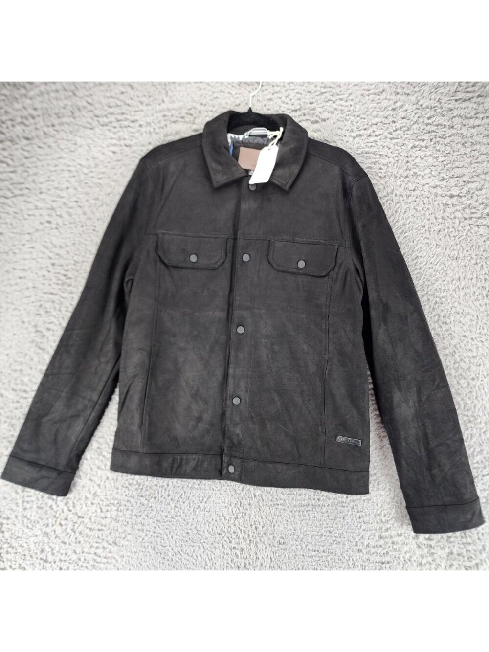 Civil Society Jacket Mens Medium Black Long Sleeve Button Up *NWT*